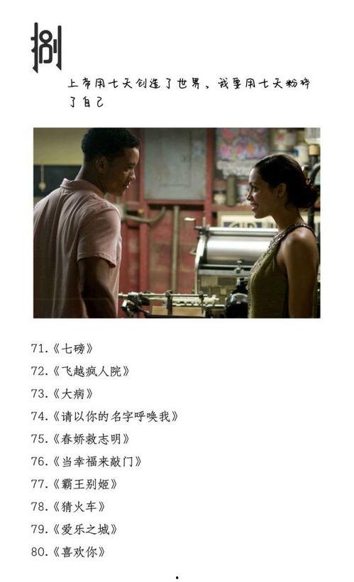 经典电影推荐100部
